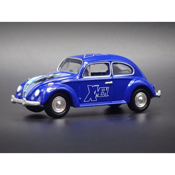 Open Box 1960-1967 VW VOLKSWAGEN BEETLE BUG XMEN BLUE 1:64 SCALE DIECAST MODEL CAR