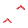 thumbnail image 4 of pitrice 1 Paire de Plaquettes de Frein Résistantes à l'Usure, Arrêt de Roue, Pince de Remplacement pour Vélos, Rouge 2Ensemble, 4 of 6