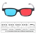 thumbnail image 5 of Clearance! Black Frame Red Blue 3D Glasses For Dimensional Anaglyph W9Z1 Movie. U2X7 V0L0, 5 of 9