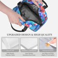thumbnail image 3 of Disketp Bright Flowers Lonchera Térmica para Mujer y Hombre, Bolsa de Almuerzo Reutilizable e Impermeable para Trabajo, Viajes y Picnic, 3 of 7