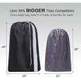 thumbnail image 1 of CARBONLIKE 2 Pack Xl ​​Bolsa de lavandería con correa, lavable a máquina Organizador de ropa sucia grande, 1 of 2