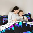 thumbnail image 5 of Castle Fairy Children Teens Adults Gradient Video Game Gamepads Bedding Comforter Set 2pcs,Abstract Boys Game Controller Twin Comforter Sets Microfiber,Hippie Graffiti Splash Breathable Bedding Set, 5 of 8