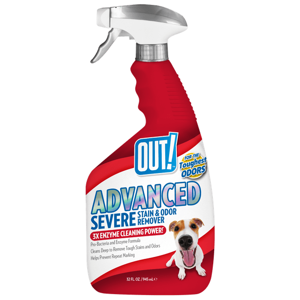 OUT! Advanced Stain and Odor Remover Pet Stain and Odor Remover 32 Ounces