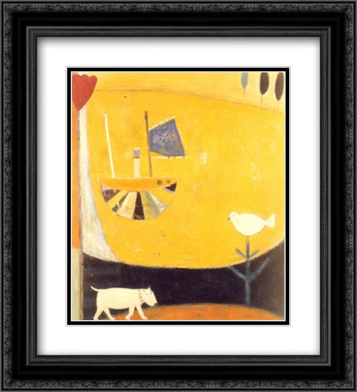 Barbara Shipman's Dog Tired Yellow Lab, 2x Matted, 26x20 Black Ornate  Framed Art Print - Walmart.com, image size:1200x1320