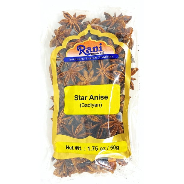 Rani Star Anise Seeds, Whole Pods (Badian Khatai) Spice 1.75oz (50g