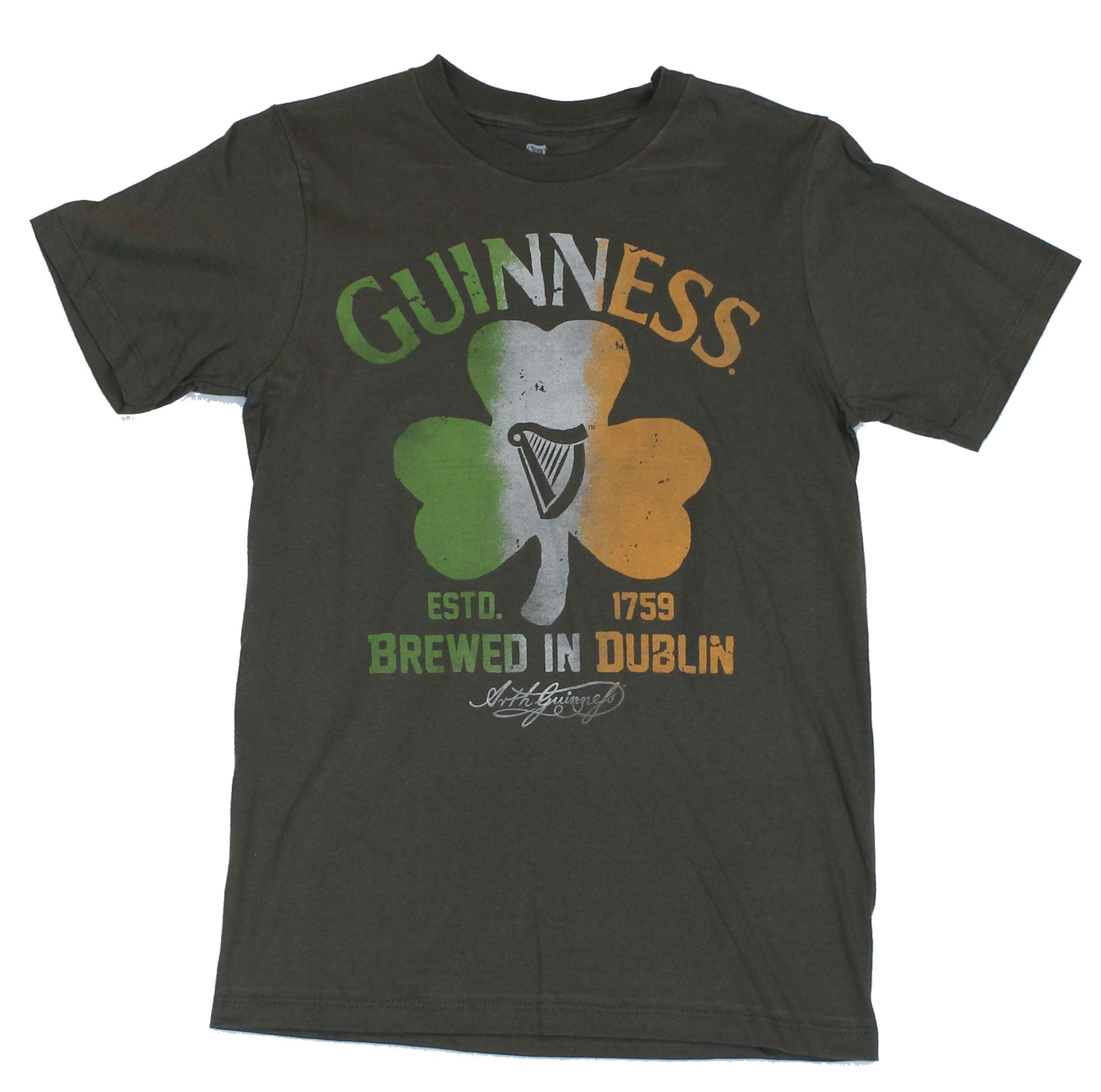 Guinness - Guinness Beer Mens T-Shirt - Distressed Irish Colored ...