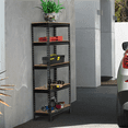 thumbnail image 7 of Alden Design 5-Tier Boltless & Adjustable Steel Storage Shelf Unit, Black, 7 of 7