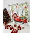 thumbnail image 5 of Christmas Truck Shower Curtain, Xmas Trees Red Birds Snowflake Winter Gift Waterproof Fabric Shower Curtains with 12 Hooks, Bathroom Curtain Set for Bathroom Accessories Decor, 72 x 84 Inches, 5 of 9