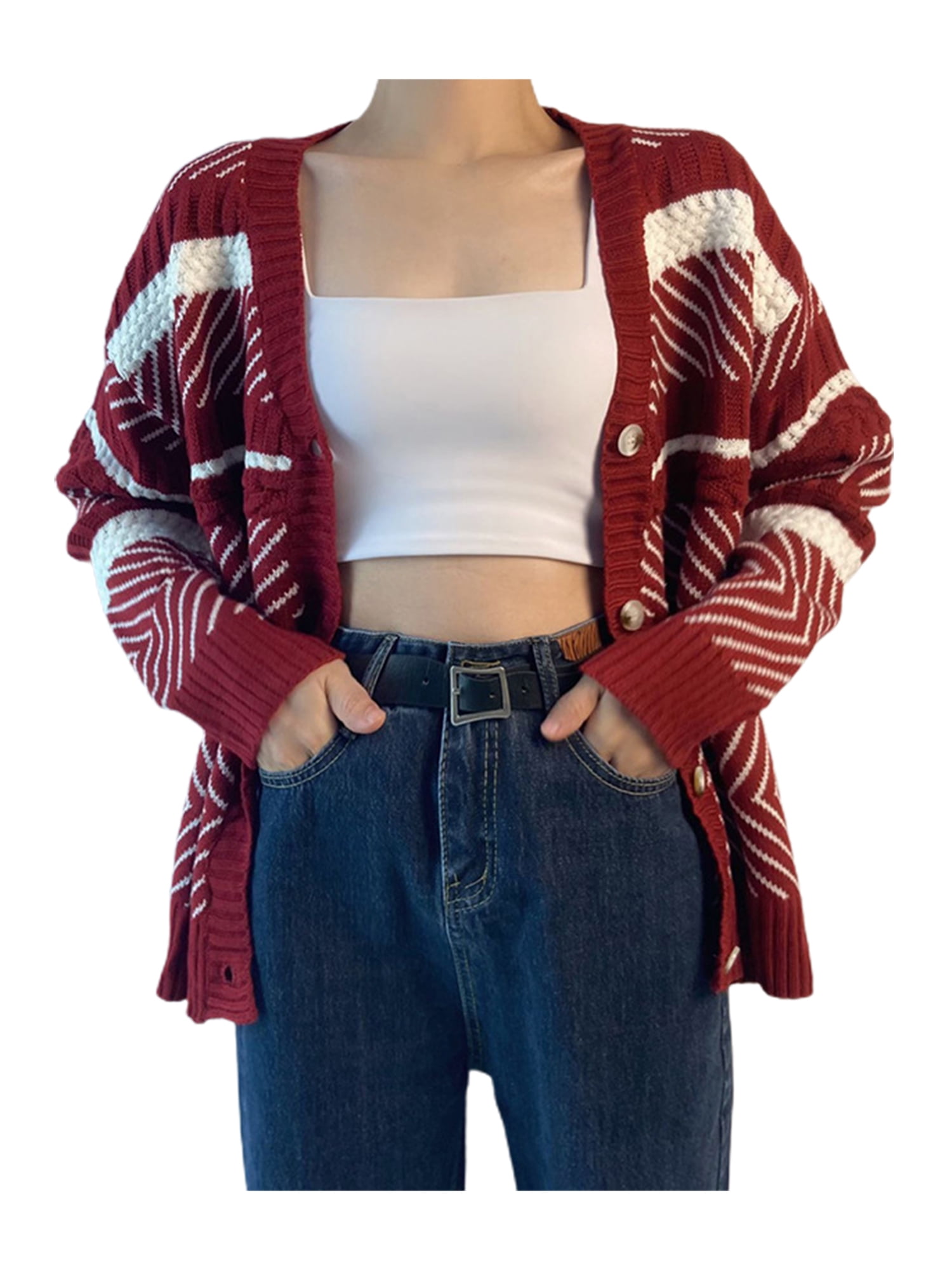 preppy cardigan womens
