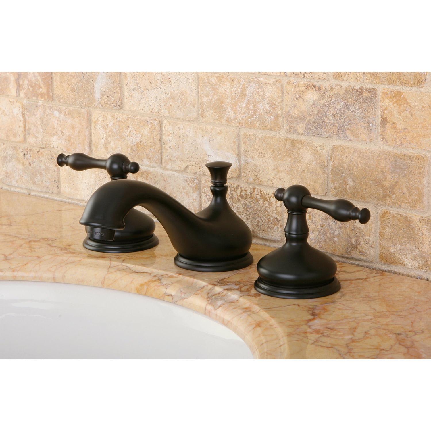 Kingston Brass KS1165NL 8 in. Widespread Bathroom Faucet, Oil Rubbed Bronze
