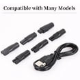 thumbnail image 2 of Remplacement Universel 7 Pcs Câble de Chargeur USB 5V, Compatible avec Tondeuses à Cheveux Électriques, Tondeuses à Barbe, Rasoirs, Instruments de Beauté, Lampes de Bureau, Purificateurs. (Noir), 2 of 6