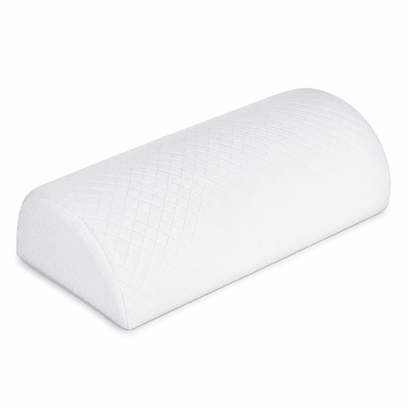 FURVENA 2026 New Knee Pillow for Back Sleeping,Memory Foam Cushion for Sciatica Pain Relief,Half Moon Bolster Pillow for Legs,Under Knee Pillow for Sleeping on Back Leg Pillow for Ankle Comfort