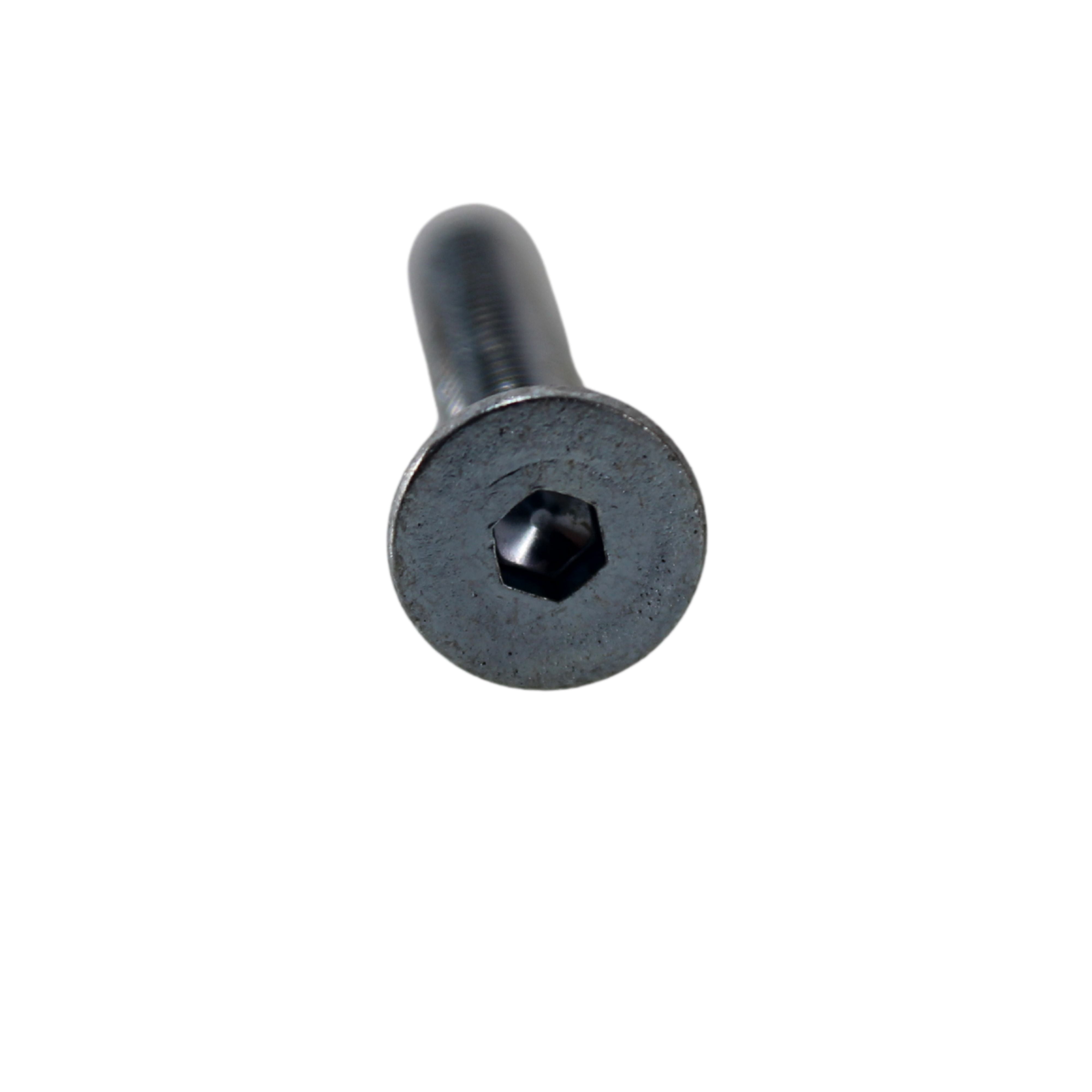 500 Pieces Zinc-Plated M4x25 1" Full Threaded Hexagon Recess Machine Screws