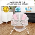 Dream On Me, Karley Baby Movable Pink & Grey, Quick Fold