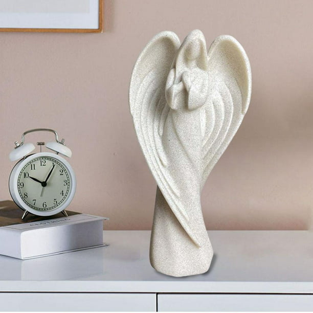Figurine moderne d'aile d'ange, statue d'aile d'ange 3D, artisanat