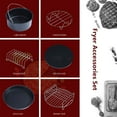 thumbnail image 4 of Mgaxyff Air Fryer Accessories Parts,6 in 1 Multifunctional Air Fryer Accessories Set Kit Parts Metal Holder Skewer Rack Cake Barrel,  Air Fryer Accessories Kit, 4 of 5