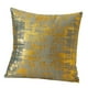 thumbnail image 1 of Funda de cojín de terciopelo chapada en oro, 45x45cm, decoración del hogar, funda de almohada decorativa suave para regalo, cama, granja, invierno, 1 of 9