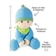thumbnail image 2 of HABA Snug-up Doll Luis 8 First Boy Baby Doll - Machine Washable for Ages Birth and Up, 2 of 5