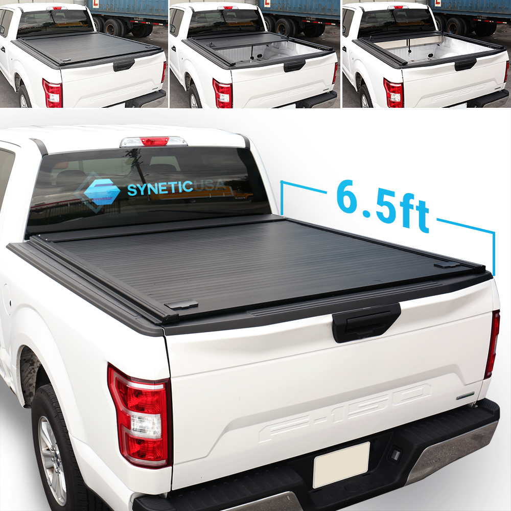 For 2007-2020 Toyota Tundra 6.5ft Truck Bed Waterproof Retractable Tonneau Cover Hard Aluminum ...