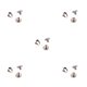 thumbnail image 3 of Advancent 3Pcs Professional Knurled Screw Anti-adhesion Good Bolts Nut Fixation Fastener Slotted Screw Long-lasting Screws Hand Type2, 3 of 6