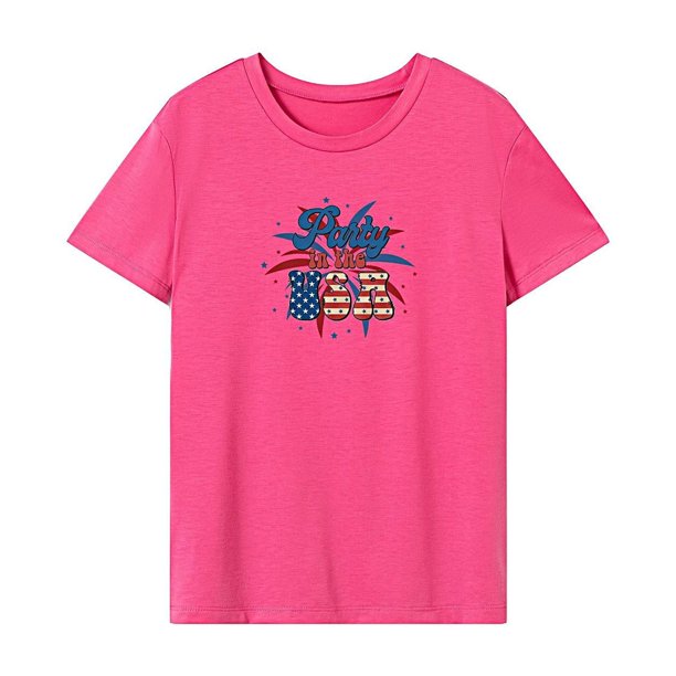 Camiseta para mujer de verano transpirable de ajuste regular con cuello redondo para viajes de mochilero XL