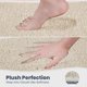 thumbnail image 3 of Alfombra de baño PURRUGS, antideslizante, superabsorbente, color beige, 50 x 75 cm, 3 of 7