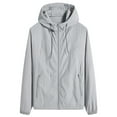 thumbnail image 3 of Bcfgryg Men's Casual Jackets For Everyday Wear Lightweight Outdoor Jacket For Spring And Summer Breathable And Stylish For Relaxed Looks Men's Cotton Casual Jackets For Travel, 3 of 5