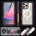 thumbnail image 5 of AICase MagSafe Case For iPhone 16 Pro Max(6.9inch) Shockproof Built-in Glass Screen Protector Cover Anti-Peeping, 5 of 15