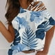 thumbnail image 2 of Camiseta sin tirantes con estampado de amor de manga corta y cuello redondo de verano para mujer Blusas OAVQHLG3B Store  lin121212, 2 of 5