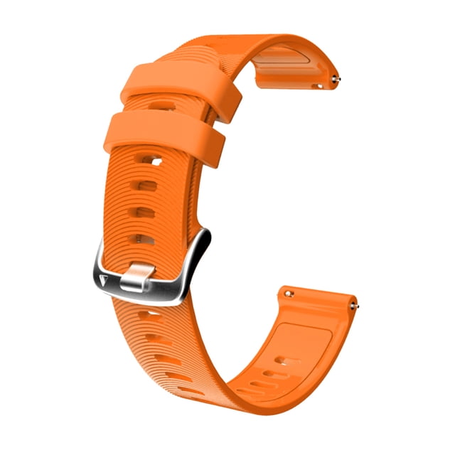 Correa de reloj de silicona deportiva Pulsera de fitness Reemplazo de correa de silicona para Garmin / HUAWEI / Samsung 20 mm, Naranja Vogacara EL2640-04