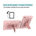 thumbnail image 5 of Dteck Case for Samsung Galaxy Tab A SM-T290 8.0 inch (2019 Released),Shockproof Armor Rugged Rubber Case Hybrid Hard PC Protective Stand Cover (Without Built-in Screen Protector),Rosegold+Rosegold, 5 of 6