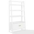 thumbnail image 1 of Crosley Landon 38" 4 Shelf Bookcase in White, 1 of 7