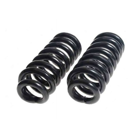 Front Coil Spring Set - Compatible with 1975 - 1993 Chevy P30 Stripped Chassis 1976 1977 1978 1979 1980 1981 1982 1983 1984 1985 1986 1987 1988 1989 1990 1991 1992