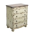thumbnail image 4 of Beaumont Lane 4 Commode en Blanc en Détresse, 4 of 7