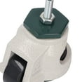 thumbnail image 2 of Adjustable 40mm Nylon Leveling Caster with M8 Threaded Stem & Rubber Base for Heavy Duty Stability (880lbs Capacity), 2 of 6