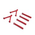 thumbnail image 1 of fastboy Wheelbase Steering Link Rod Set For 1/28 SG 2801 Crawler RC Car Accessories Red, 1 of 6
