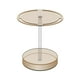 thumbnail image 2 of Soporte de exhibición Yuyangstore para gafas acrílico giratorio 360 grados transparente marrón claro, 2 of 8