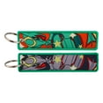 thumbnail image 2 of Anime Cool Key Tag Cartoon Embroidered Jet Keychain For Motorcycles Cars Bag Backpack Chaveiro Key Fobs For Friends Gifts tzw, 2 of 7
