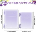 thumbnail image 3 of QWUIIOMJPY Hardcover Refillable Loose‑Leaf Notebook, Removable Divider Tabs Included, Customizable Journal For Household Project Business File Management, 3 of 6
