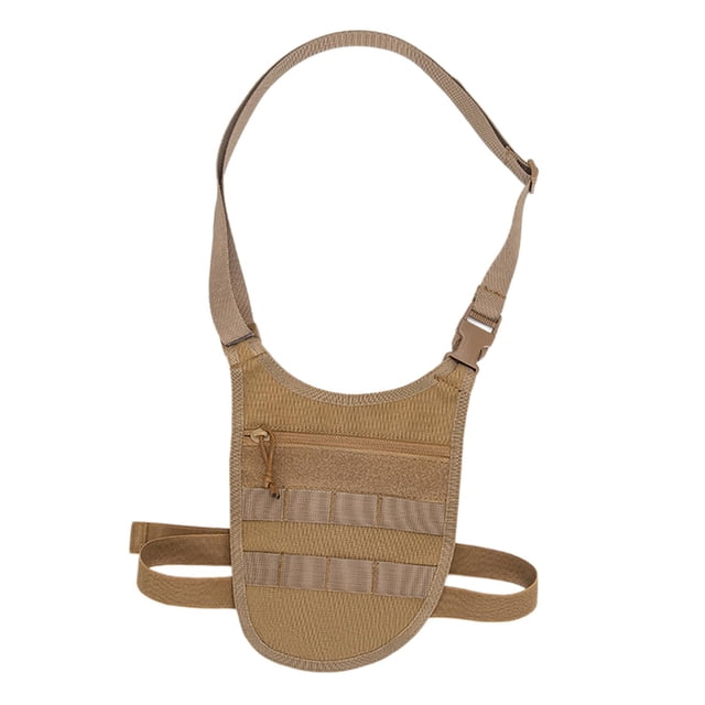 Bolso de hombro para hombre, bolso cruzado, mochila portátil, mochila informal, correa ajustable para viajes, escalada, motocicleta, deportes al aire Caqui