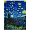 thumbnail image 1 of Exclusiva! Cobija Frazada Ultra Suave Van Gogh La Noche Estrellada, 1 of 1