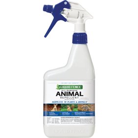 Liquid Fence All-Purpose Animal Repellent Spray - Repels Rabbits, Squirrels, Raccoons - 6 Pack, 32 oz
