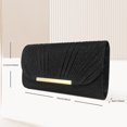 thumbnail image 4 of Bolso Cuadrado Hombro Brillante Cruzado Con Cadena Boda Noche Elegante para Mujer, 4 of 9