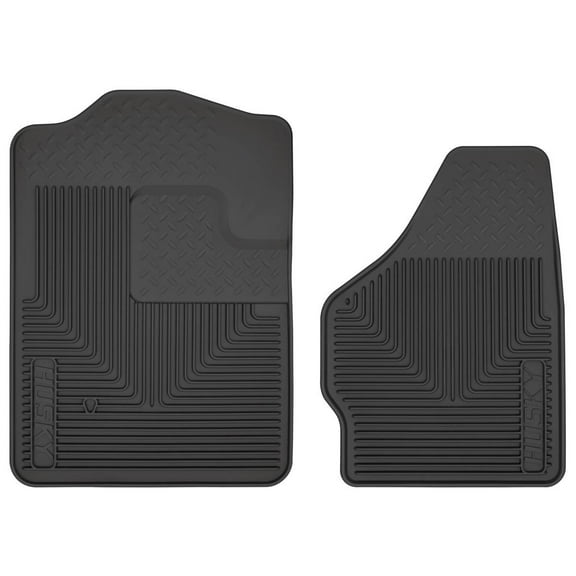 Husky Liners 51201 All Weather Floor Mats Fit 99-10 F250/F350/F450/F550 & 00-05 Excursion w/o Manual Transfer Case Front Row Black