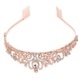 thumbnail image 3 of Wedding Crown, Bridal Crown Glittering Rhinestone Decoration Elegant  for Birthday, 3 of 7