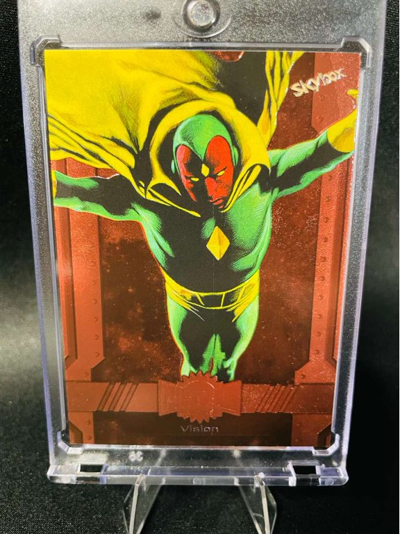 Collectible 2023 SkyBox Marvel Metal Universe Avengers Copper Vision #17