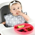 thumbnail image 5 of Bumkins Silicone Grip Dish - Suction Divided Baby Plate, 5 of 5