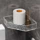 thumbnail image 5 of Estantería triangular acrílica montada en la pared del baño, estante de esquina del baño sin perforación, 5 of 7