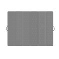 thumbnail image 3 of Alfombrilla para escurrir platos, plegable, fácil de limpiar, soporte para ollas calientes, antideslizante, para vajilla de cocina Gris, 3 of 9