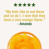 Del Monte No Sugar Added Mandarin Oranges Fruit Cup Snacks, 4 oz Cup ...